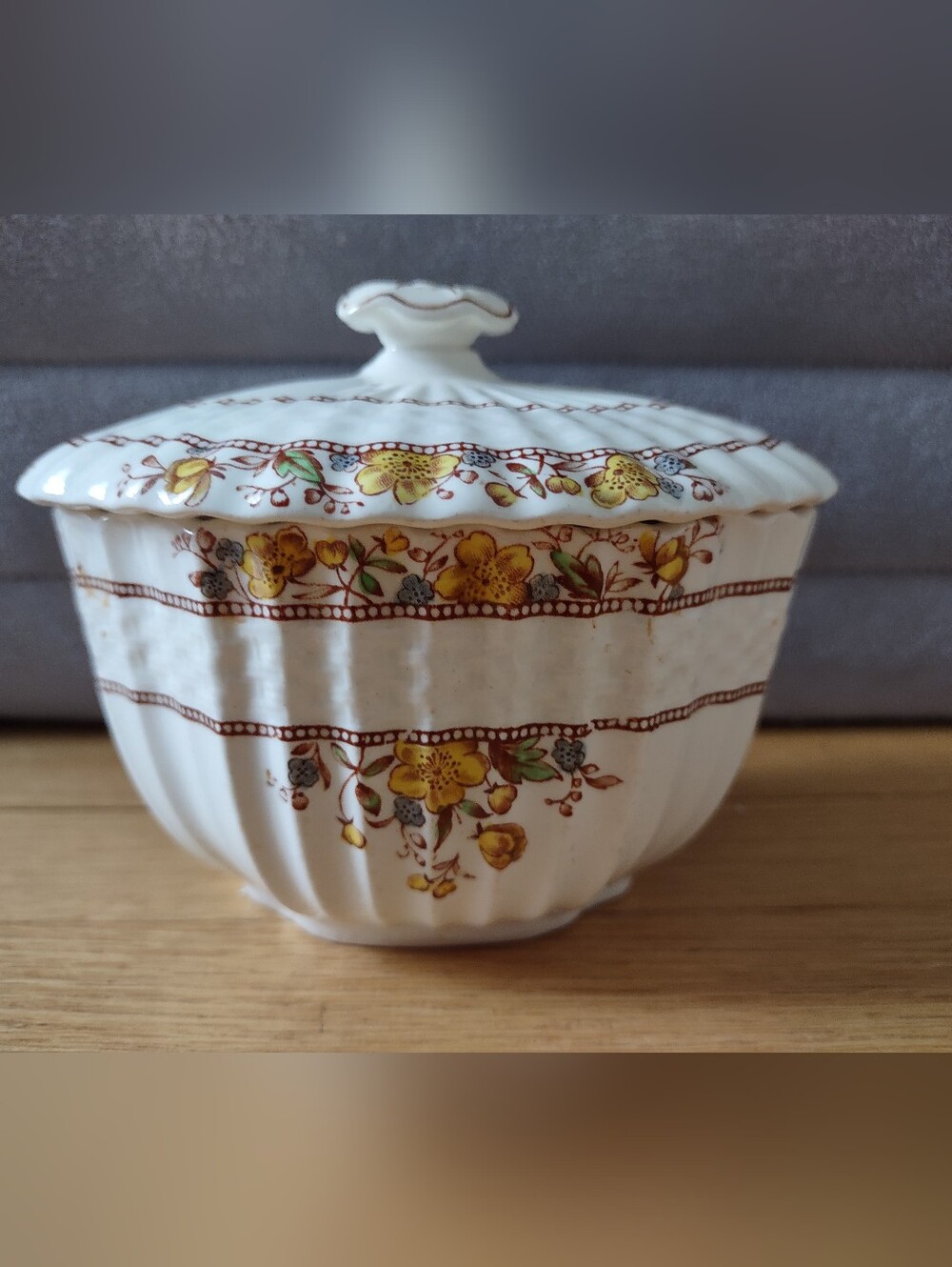 Vintage Copeland Spode Buttercup Covered Butter Dish – Made in England